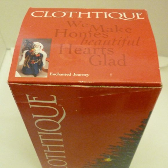 Clothtique Possible Dreams Old World Santa Figurine "Enchanted Journey" In Box - Picture 12 of 13